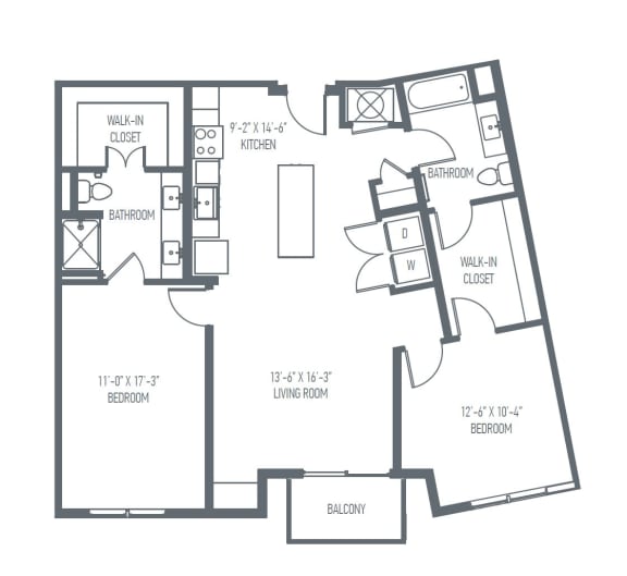 Studio, 1 & 2 Bedroom Apartments in Kansas City Union Berkley